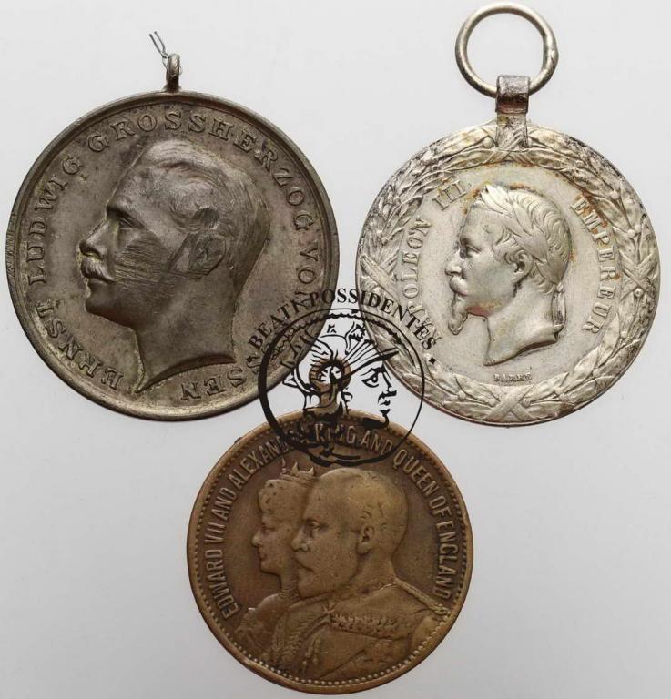 Medale Niemcy Hessen, Wielka Brytania, Francja