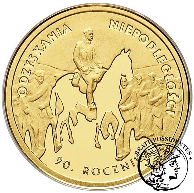 Polska III RP 50 złotych 2008 Niepodległość st.L