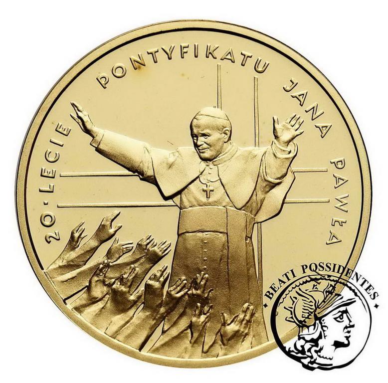 Polska 200 zł 1998 Pontyfikat Jan Paweł II st.L