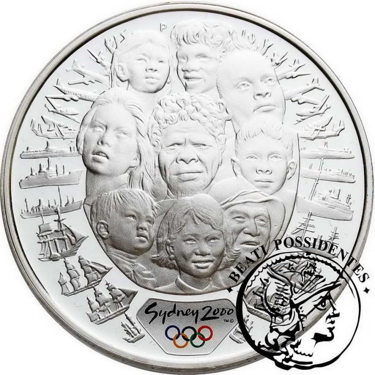 5 dolarów 2000 Olimpiada Sydney Ludzie st. L