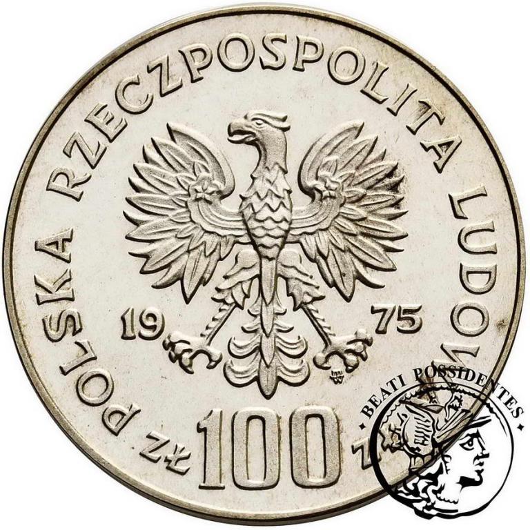 PRL 100 złotych 1975 Paderewski st.L