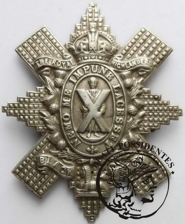 Wielka Brytania Odznaka Regimentowa