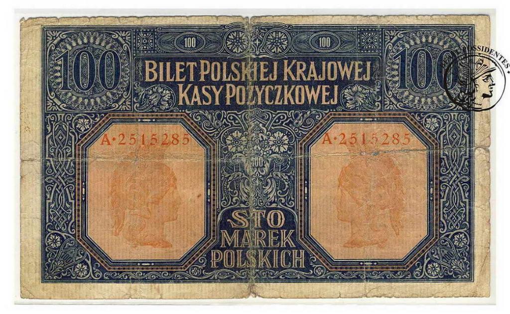 Polska 100 Marek Polskich 1916 ...Generał st.5