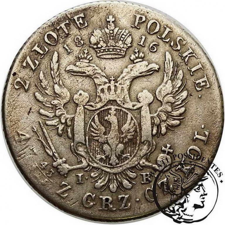 Polska Alexander I 2 złote 1816 st.3