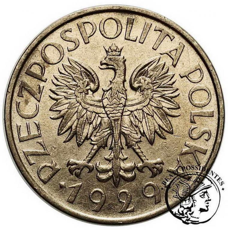 Polska II RP 1 złoty 1929 nikiel st.2-