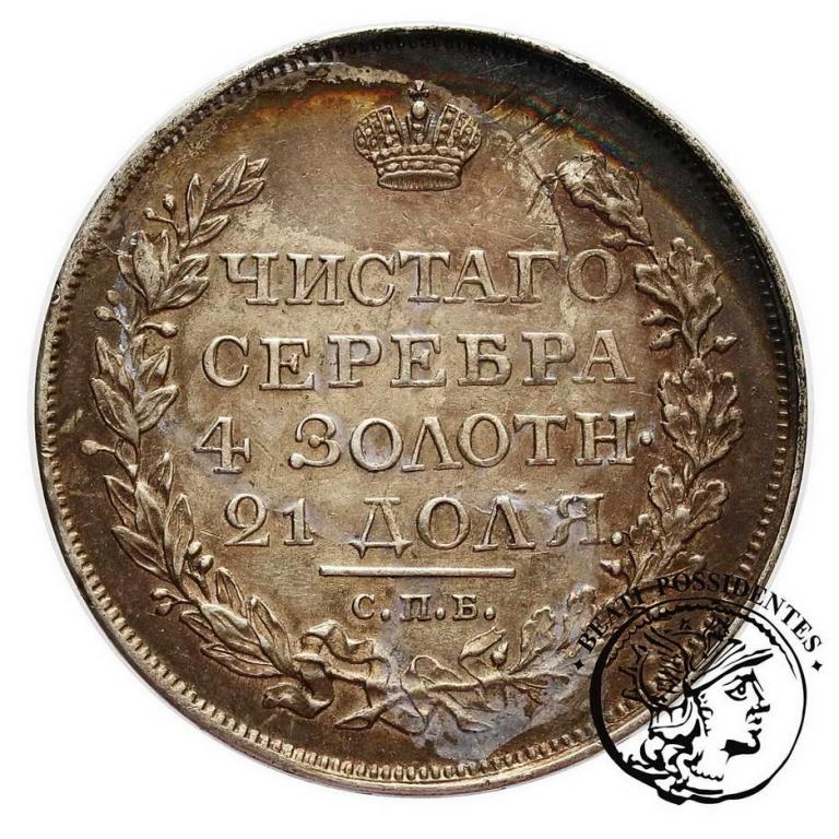 Rosja 1 Rubel 1818 PS Alexander I st. 3+