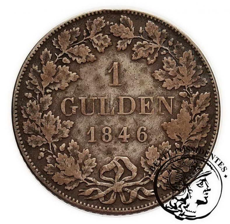 Niemcy Bawaria 1 Gulden 1846 st. 3-