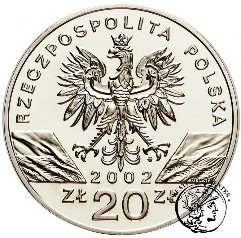 III RP 20 złotych 2002 Żółw błotny st.L