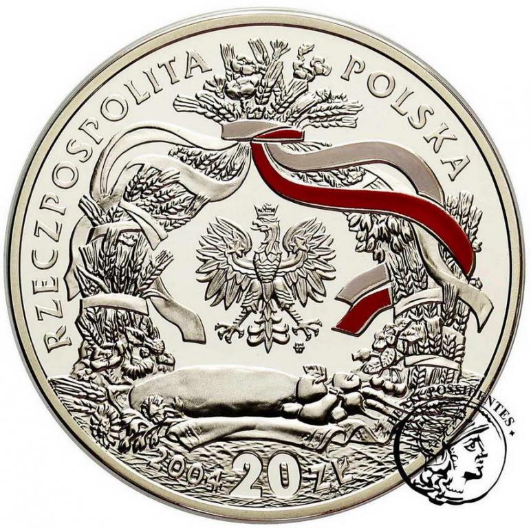 Polska III RP 20 złotych 2004 Dożynki st.L