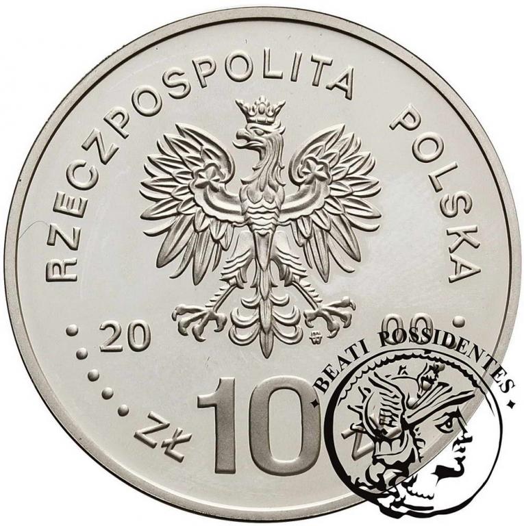 III RP 10 złotych 2000 Jan Kazimierz półp.st.L-