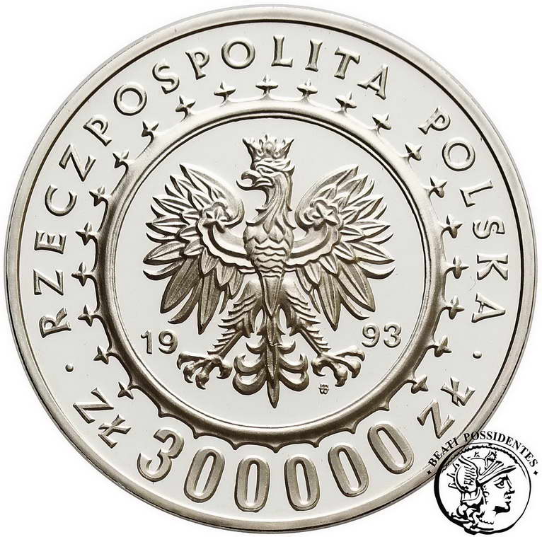 300 000 złotych 1993 Zamek w Łańcucie st. L