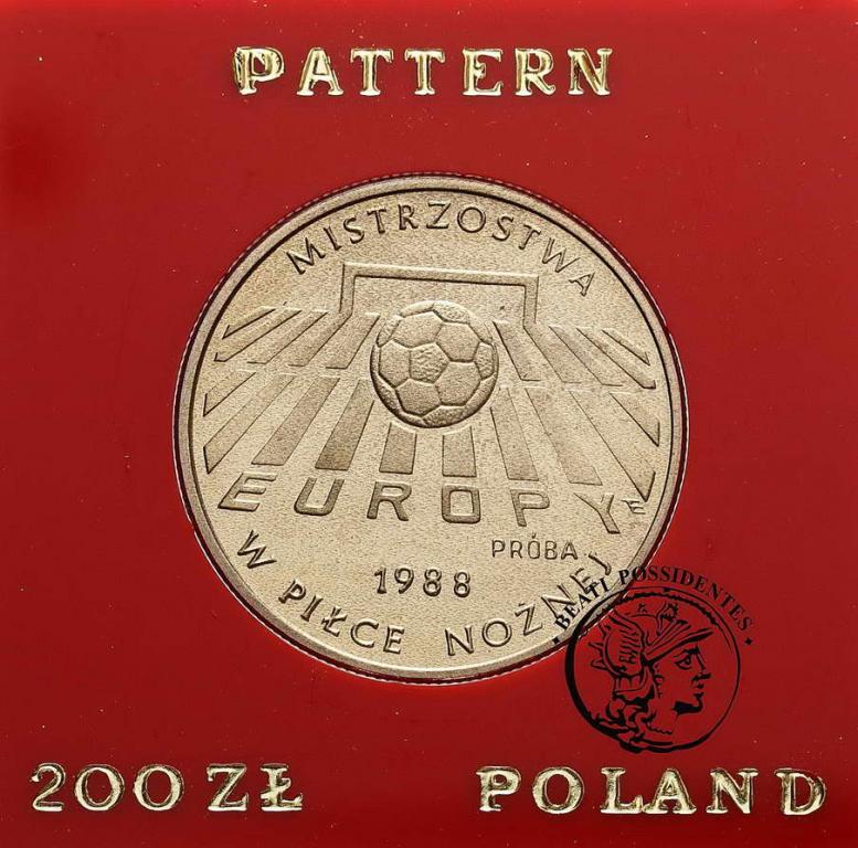 PRL PRÓBA CuNi 200 złotych 1987 Mistrzostwa st.L
