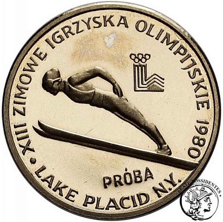 PRL PRÓBA Nikiel 2000 zł 1980 Lake Placid st.L