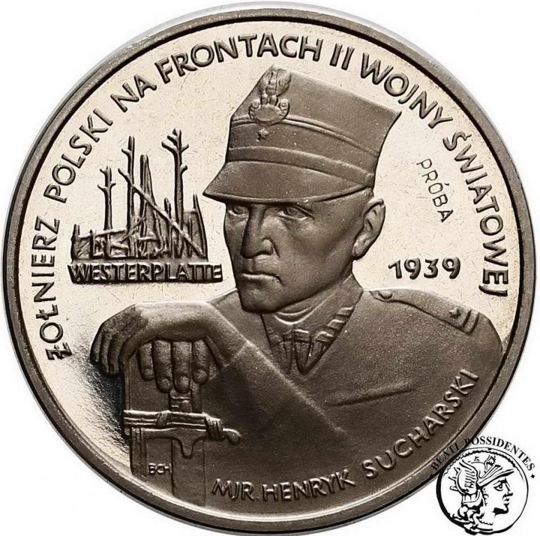 PRÓBA Nikiel 5 000 złotych 1989 Westerplatte st.L