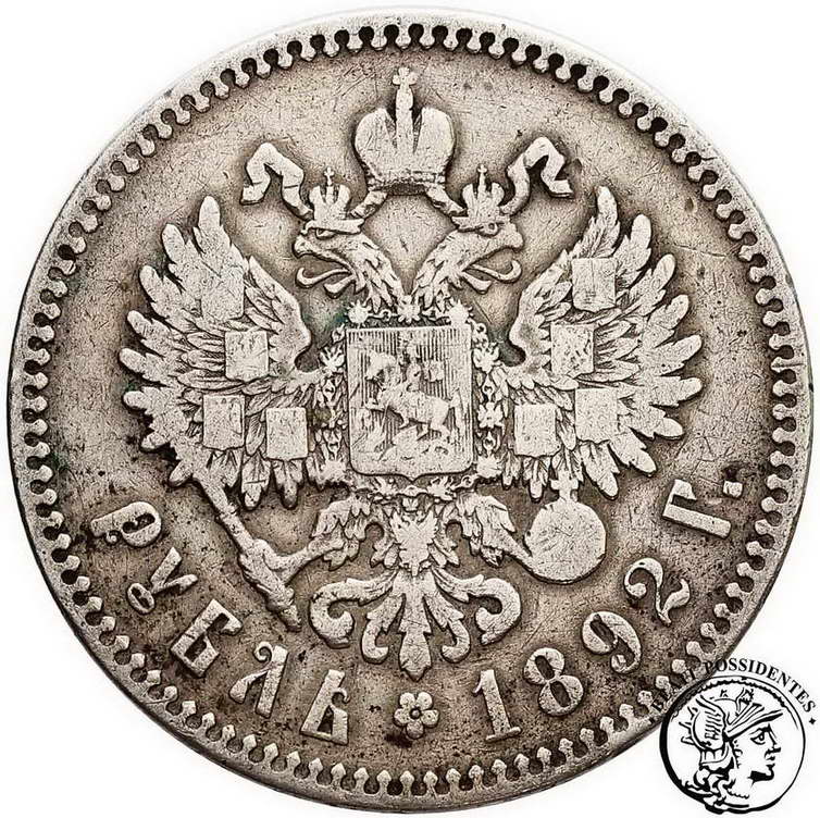 Rosja Alexander III rubel 1893 st. 3-