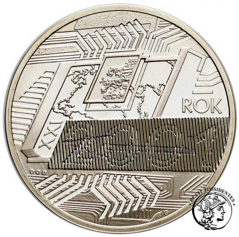 Polska III RP 10 złotych 2001 Rok 2001 st.L