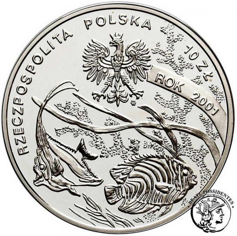 Polska III RP 10 złotych 2001 Michał Siedlecki stL