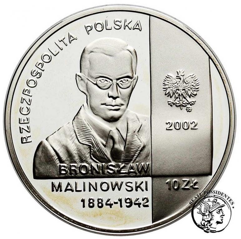 Polska III RP 10 złotych 2002 B. Malinowski st.L