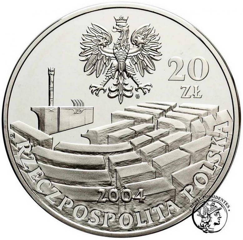 Polska III RP 20 złotych 2004 15-lecie Senatu st.L