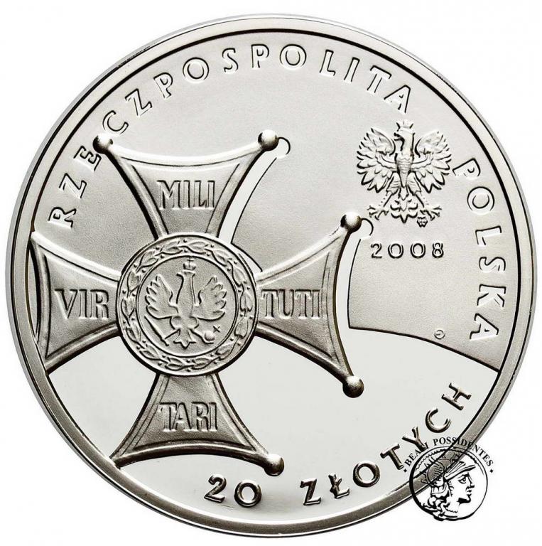 Polska III RP 20 złotych 2008 Niepodległość st.L