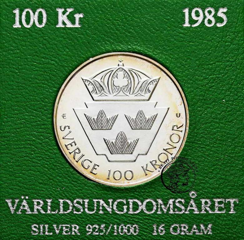 Szwecja 100 Koron 1985 st.1