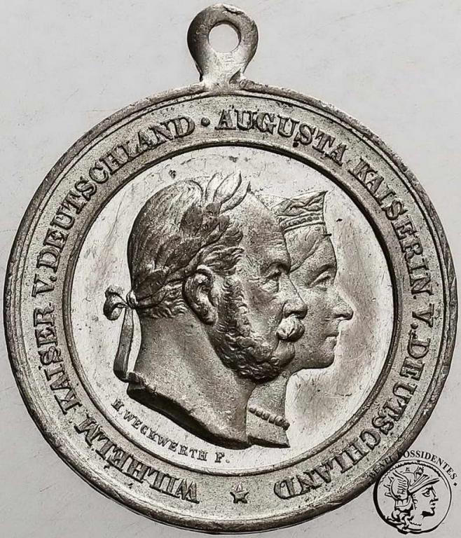 Niemcy Wilhelm I medal 1879 st.2+