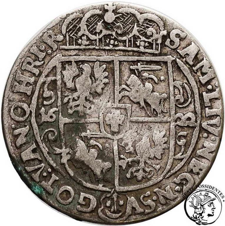 Polska Zygmunt III Waza ort  koronny 1622  st. 3