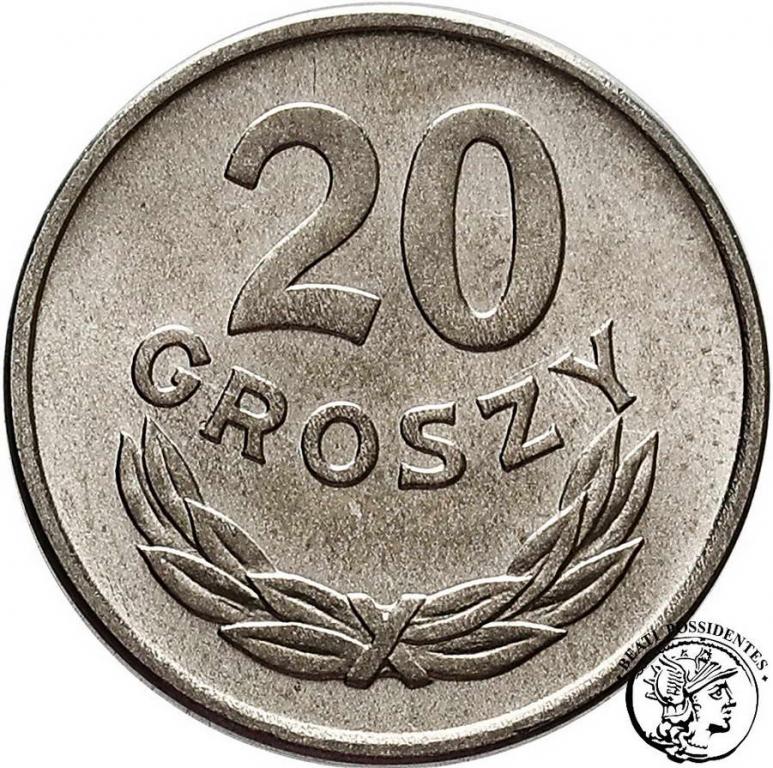 Polska PRL 20 groszy 1957 st.1