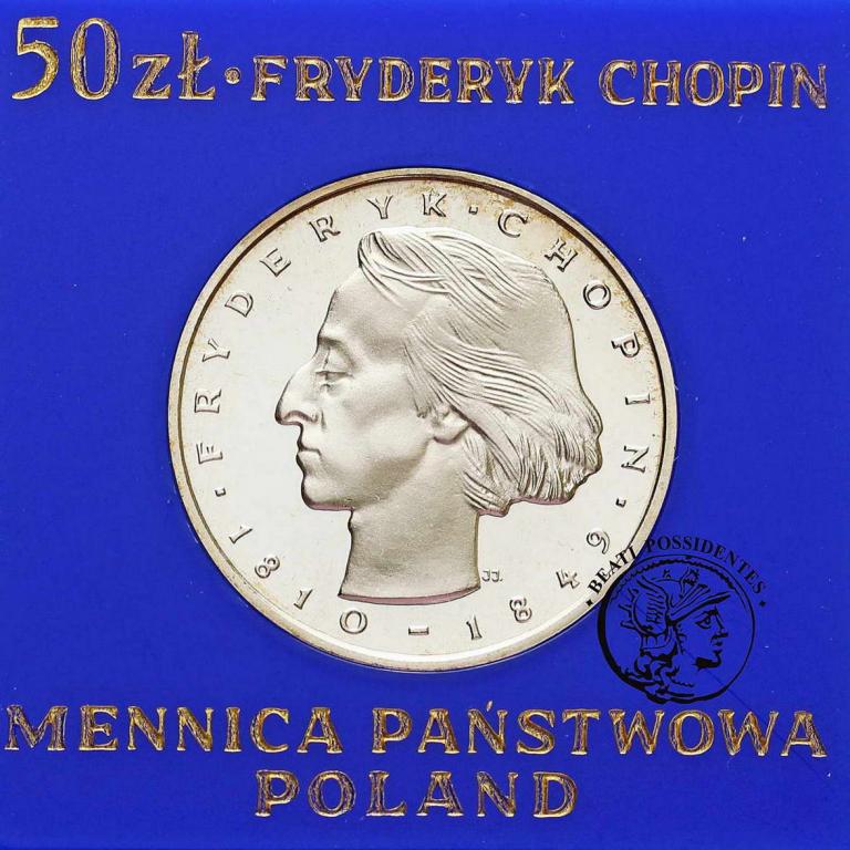Polska PRL 50 złotych 1972 Chopin st. L