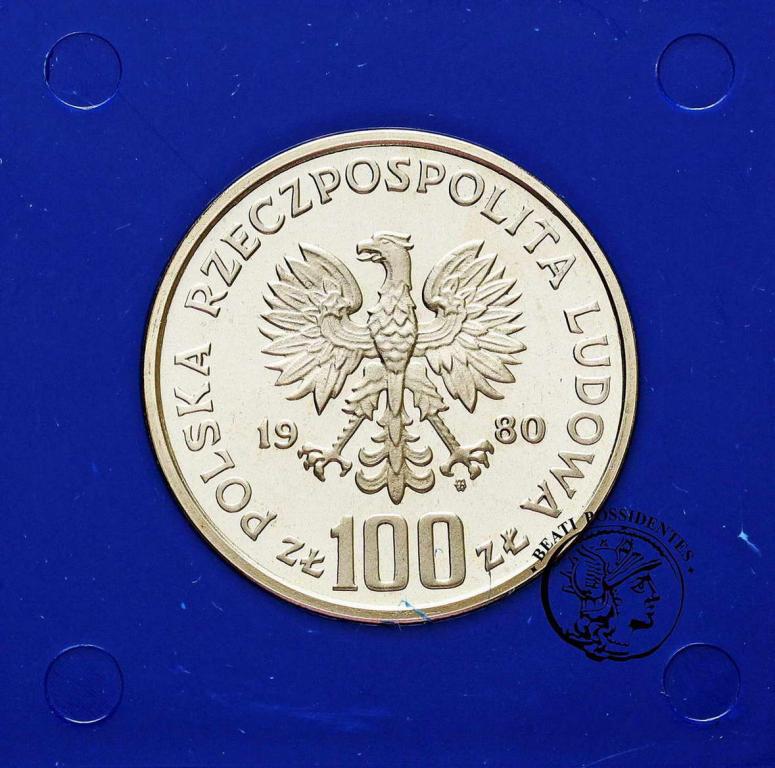 Polska PRL 100 złotych 1980 Kochanowski st. L