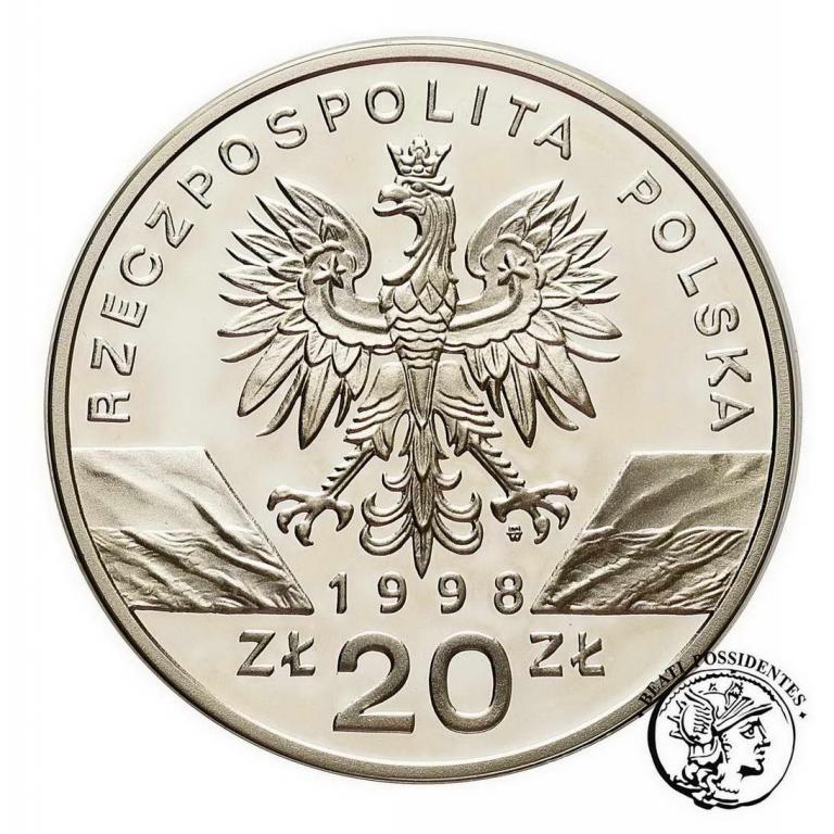 Polska III RP 20 złotych 1998 Ropucha  st. L