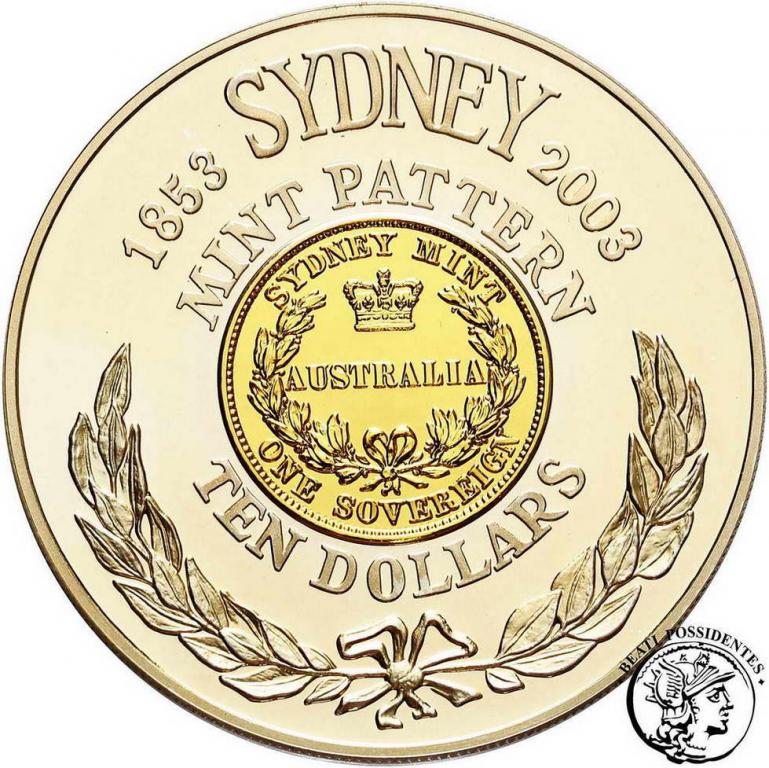 Australia 10 dolarów 2003 st.L