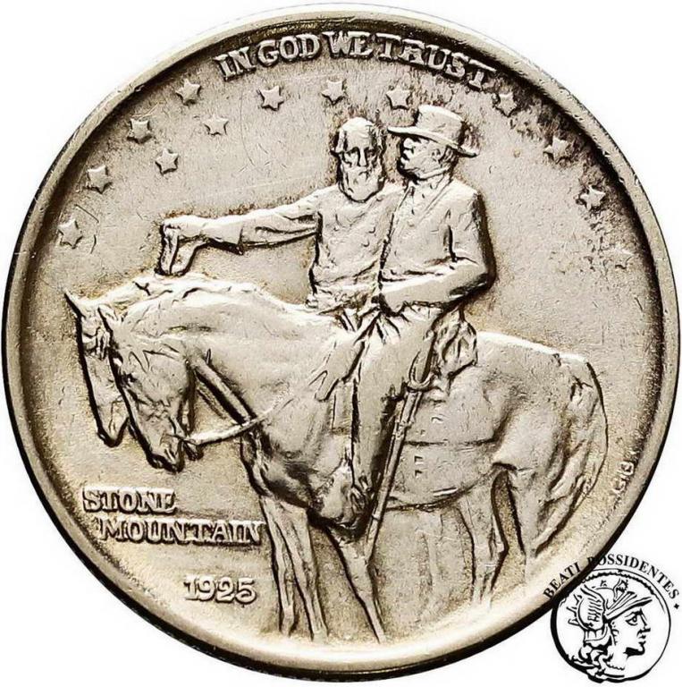 USA 1/2 dolara 1925 Stone Mountain st. 3