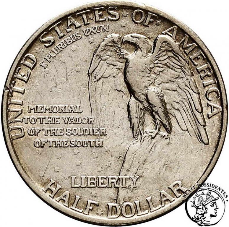 USA 1/2 dolara 1925 Stone Mountain st. 3
