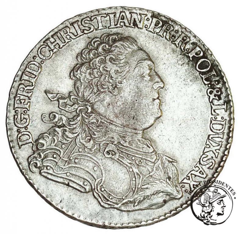 F. Christian 2/3 talara (gulden) 1763 Drezno st.2-