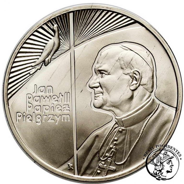 III RP 10 złotych 1999 Papież Pielgrzym st.L-