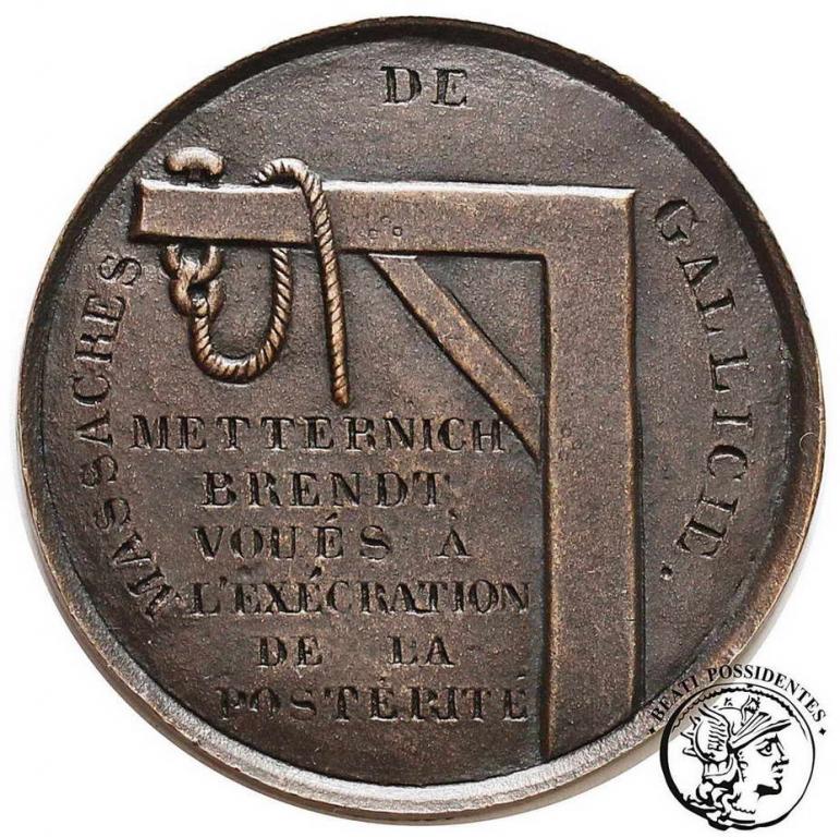 Polska medal 1846 Masakra w Galicji st.3