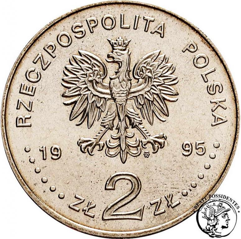 Polska III RP 2 złote 1995 Ateny Atlanta st.1