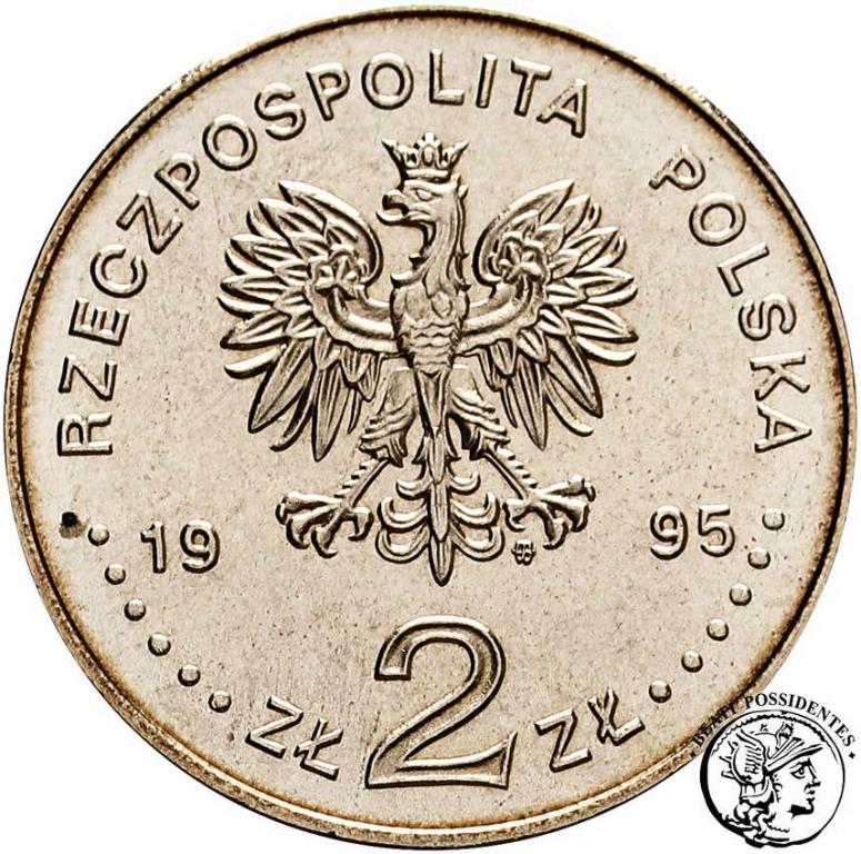 Polska III RP 2 złote 1995 Ateny Atlanta st.1