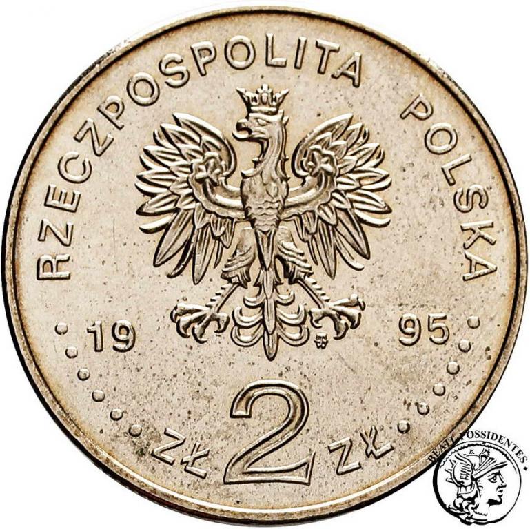 Polska III RP 2 złote 1995 Atlanta Zapaśnicy st.1