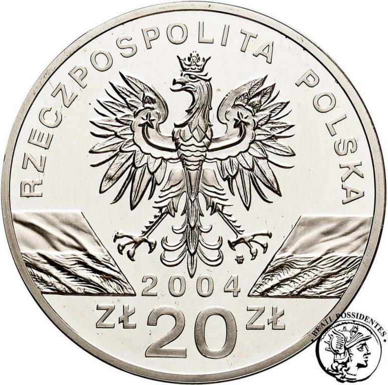 Polska III RP 20 złotych 2004 Morświn st.L-