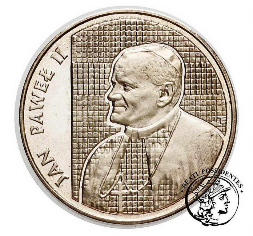10 000 złotych 1989 Jan Paweł II kratka st.L-