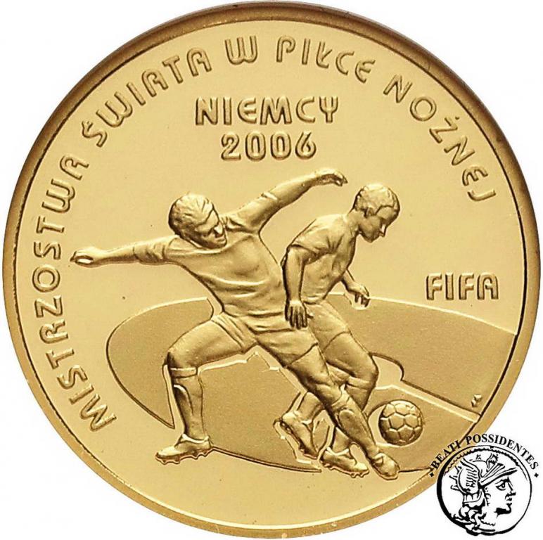 100 złotych 2006 FIFA Mundial Niemcy GCN L/L