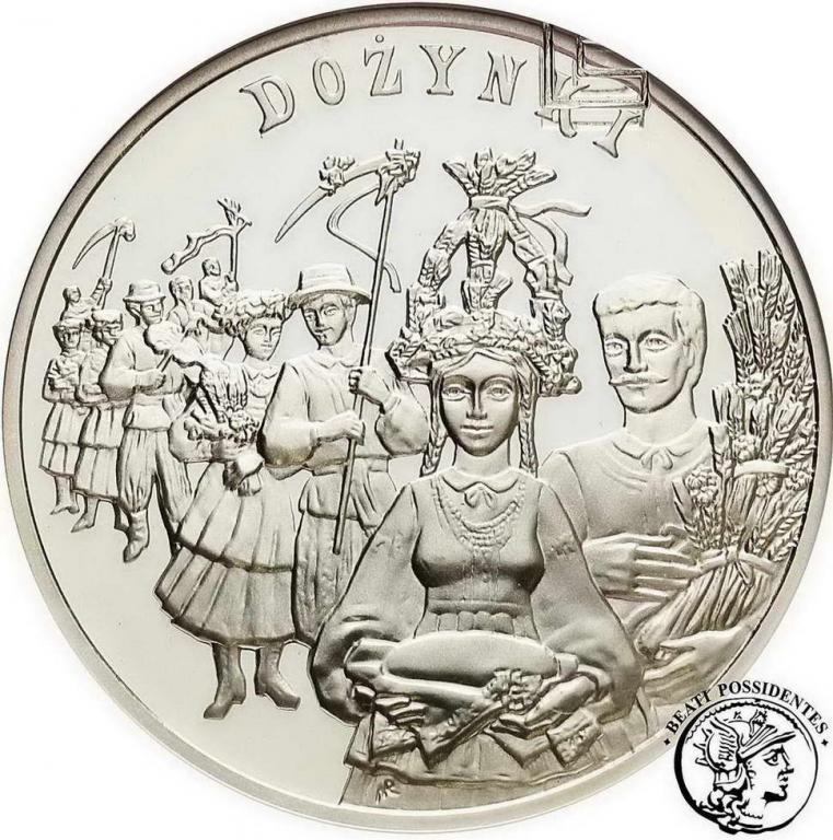 Polska III RP 20 złotych 2004 Dożynki GCN PR69
