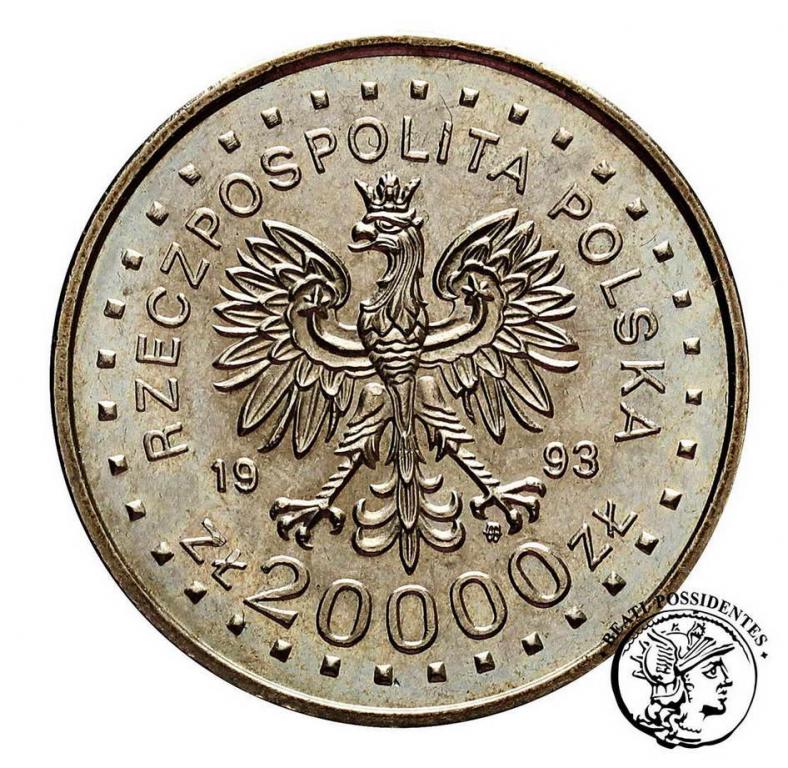 III RP 20 000 złotych 1993 Lillehammer st.1-