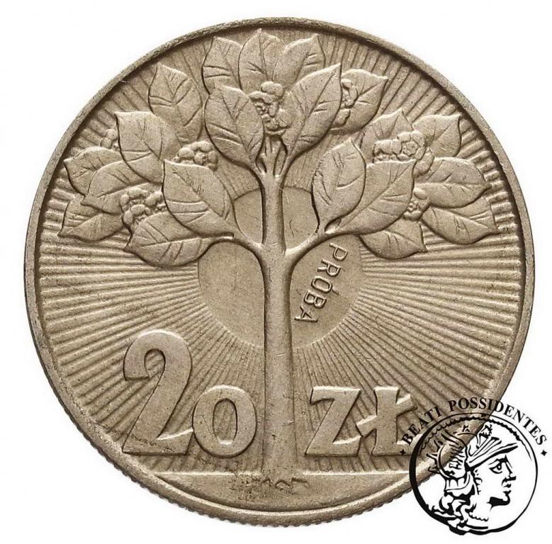 PRÓBA CuNi 10 złotych 1973 kwitnące drzewo st.1
