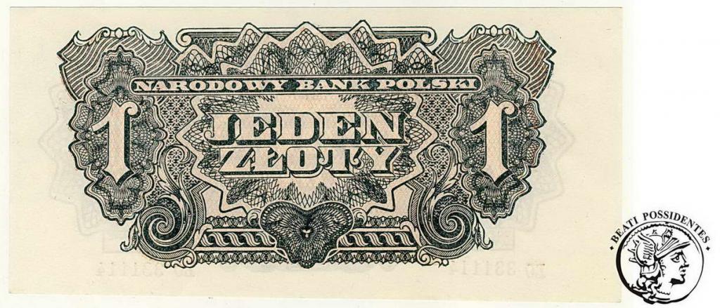 Polska 1 złoty 1944 st. 1/1-