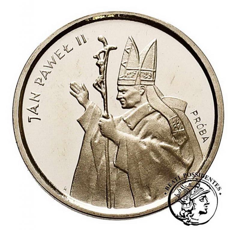 PRÓBA Nikiel 1000 złotych 1987 Jan Paweł II st.L