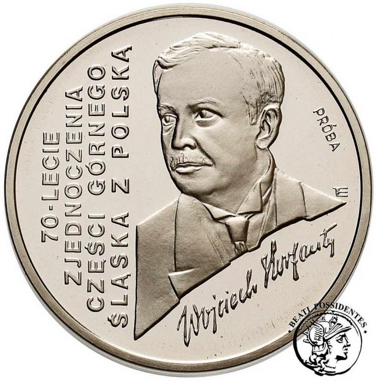 PRÓBA Nikiel 100 000 złotych 1992 Korfanty st.L