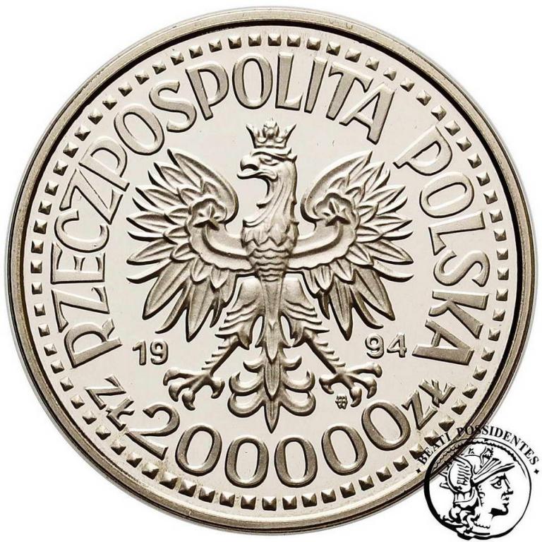PRÓBA Nikiel 200 000 złotych 1994 Inwalidzi st.L